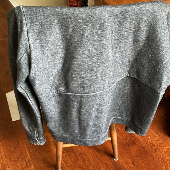 Jordan Nike Air Jordan Heavy Zip Hoodie Dark Gray - Picture 6 of 12